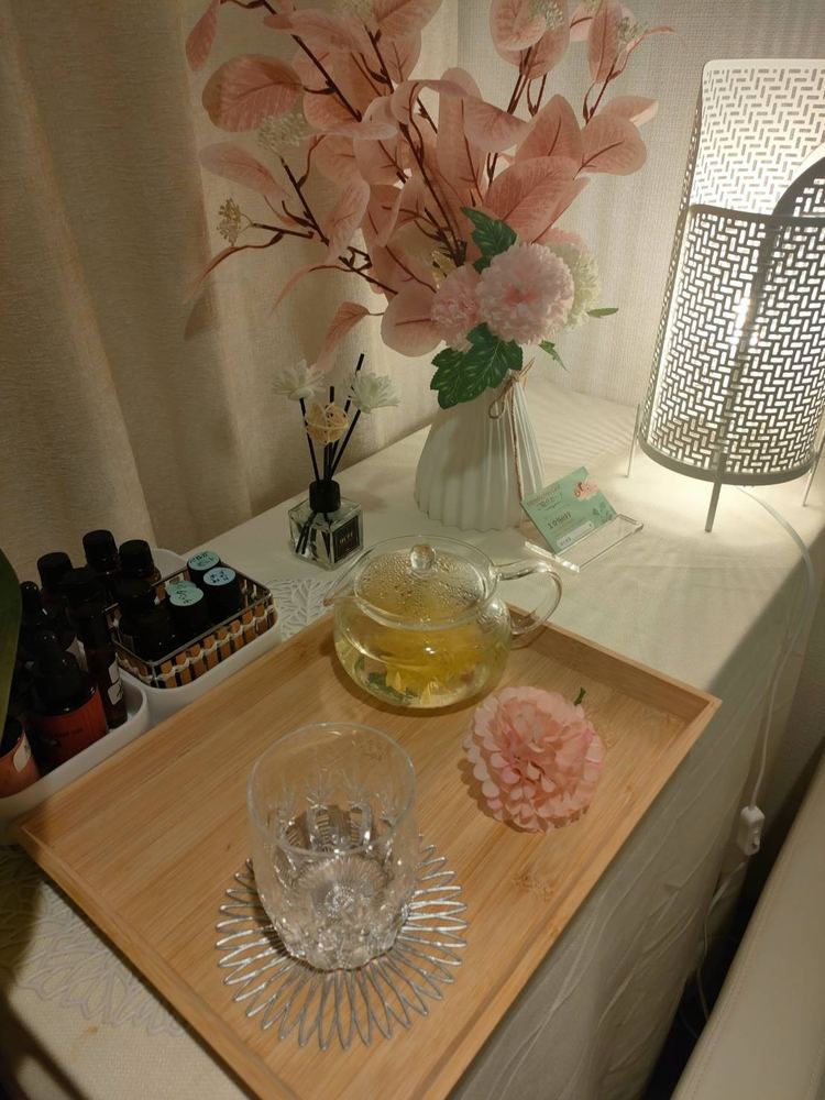 施術後にお出しする漢方茶